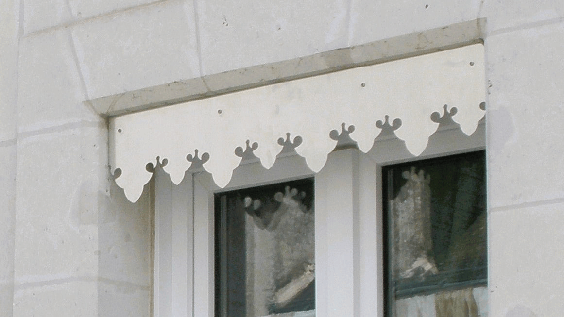 Lambrequin de fenêtre, vignette de la collection en zinc, marque ORNABAT