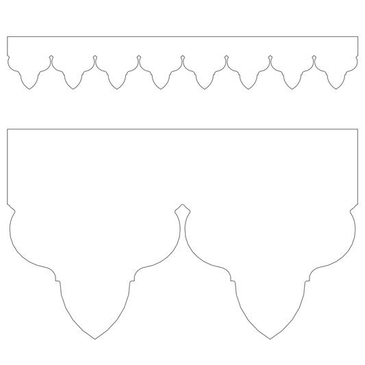 Modèle Frejus - Frise 115mm - Bois contreplaqué
