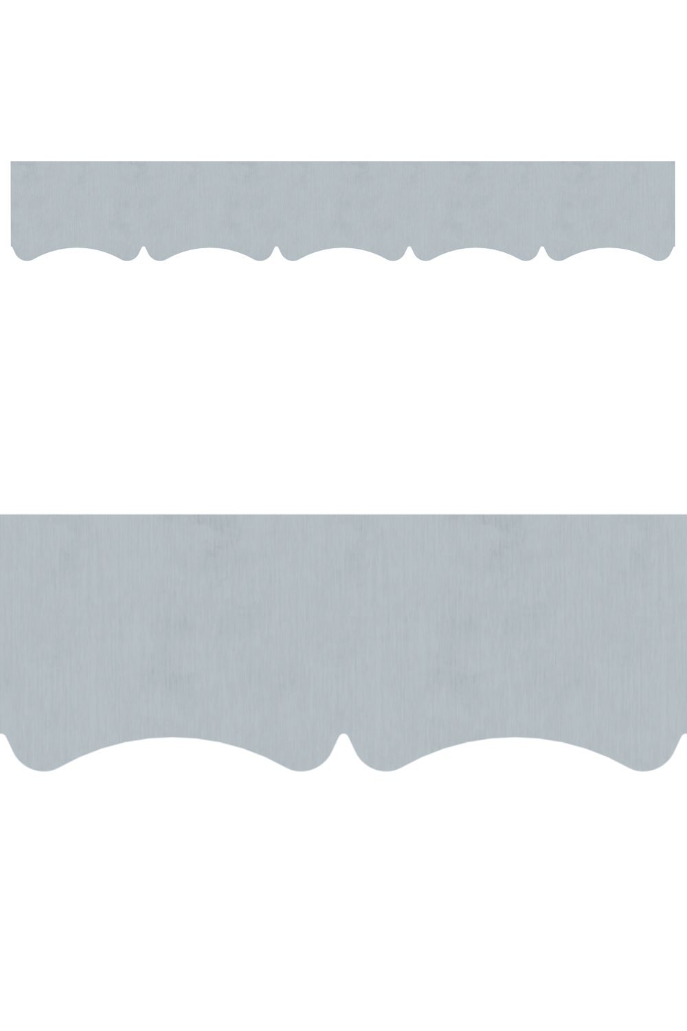 Dérail du lambrequin Mimizan en métal zinc, motif décoratif pour bord de toit et fenêtre, vue rapprochée sur la frise 30mm découpée, ORNABAT