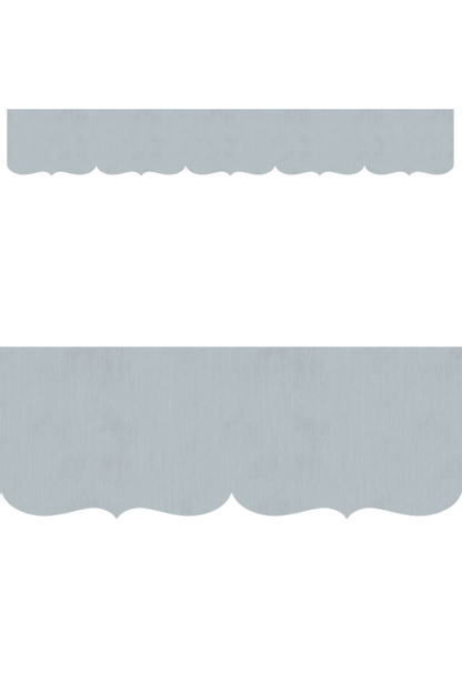 Détail du lambrequin Seignosse en métal zinc, motif décoratif pour bord de toit et fenêtre, vue rapprochée sur la frise 30mm découpée, ORNABAT