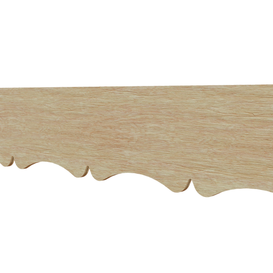 Modèle 3D lambrequin de façade Mimizan en bois, frise 30 mm, ORNABAT