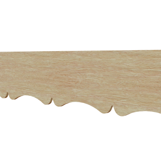 Modèle 3D lambrequin de façade Mimizan en bois, frise 30 mm, ORNABAT