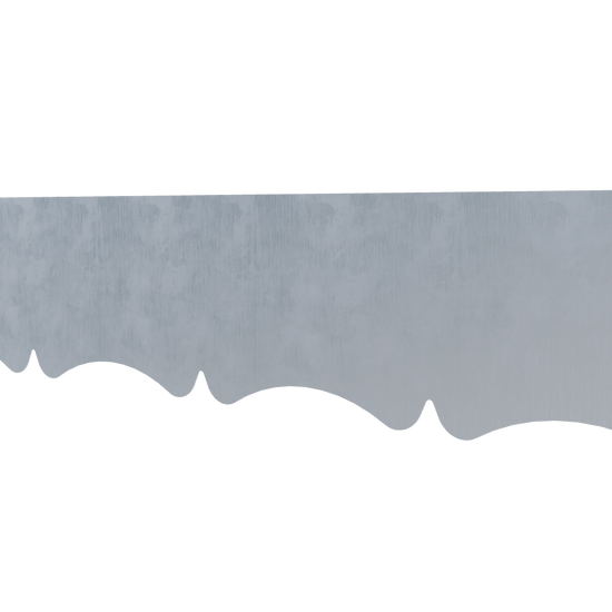 Modèle 3D lambrequin de façade Mimizan en zinc, frise 30 mm, ORNABAT