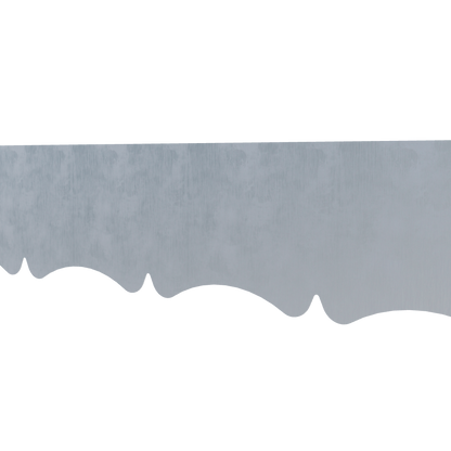 Modèle 3D lambrequin de façade Mimizan en zinc, frise 30 mm, ORNABAT