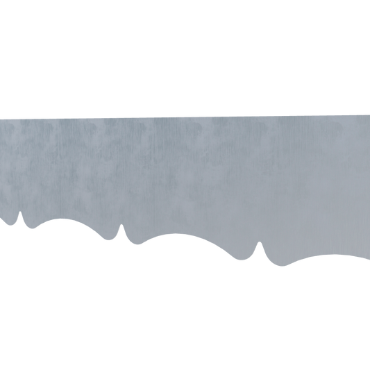 Modèle 3D lambrequin de façade Mimizan en zinc, frise 30 mm, ORNABAT