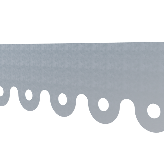 Modèle 3D lambrequin de façade Evreux en zinc, frise 60 mm, ORNABAT