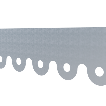 Modèle 3D lambrequin de façade Evreux en zinc, frise 60 mm, ORNABAT