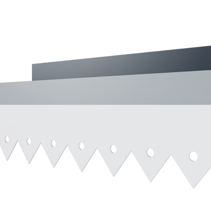 Modèle 3D lambrequin de façade Voiron en aluminium composite, frise 75 mm, ORNABAT