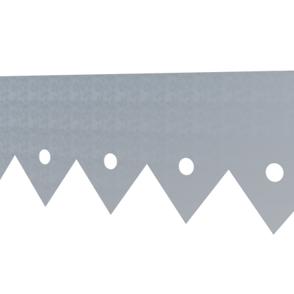 Modèle 3D lambrequin de façade Voiron en zinc, frise 75 mm, ORNABAT