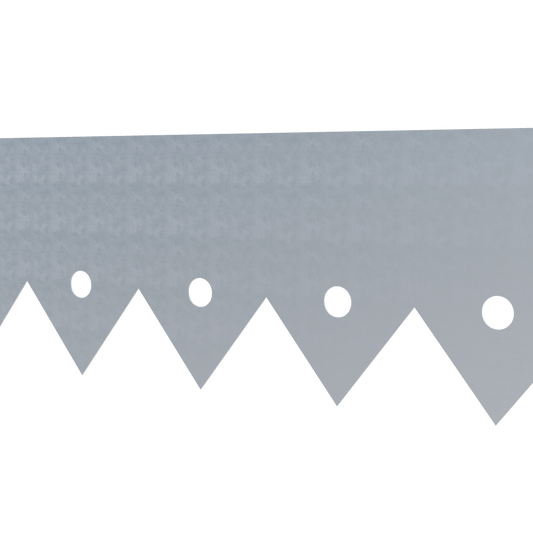 Modèle 3D lambrequin de façade Voiron en zinc, frise 75 mm, ORNABAT