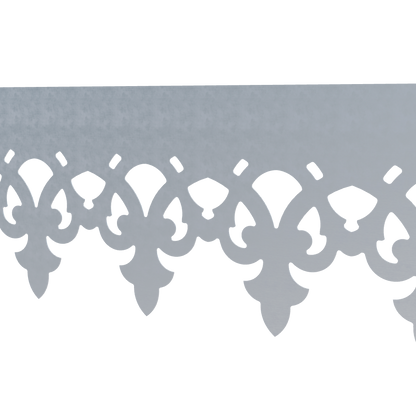 Modèle 3D lambrequin de façade Fecamp en zinc, frise 170 mm, ORNABAT