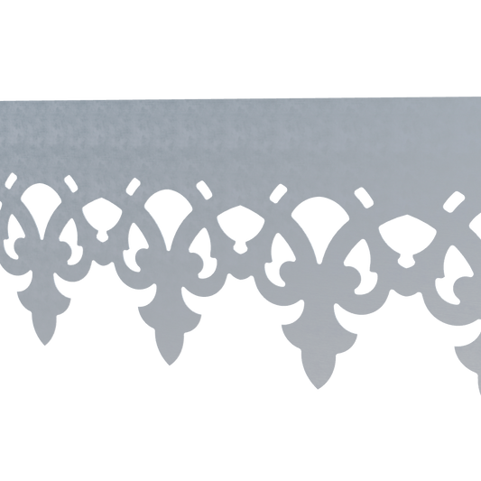 Modèle 3D lambrequin de façade Fecamp en zinc, frise 170 mm, ORNABAT