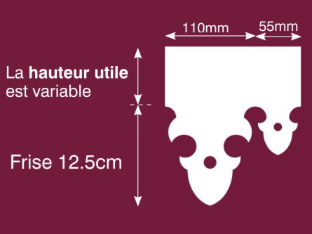 Echantillon en Alu composite 3mm blanc satiné - modèle ARGELES