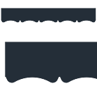 Motif de Lambrequin en aluminium composite anthracite pour bord de toit ou fenêtre