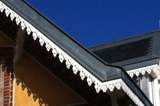 Ornement de toit et décoration extérieure en Bois